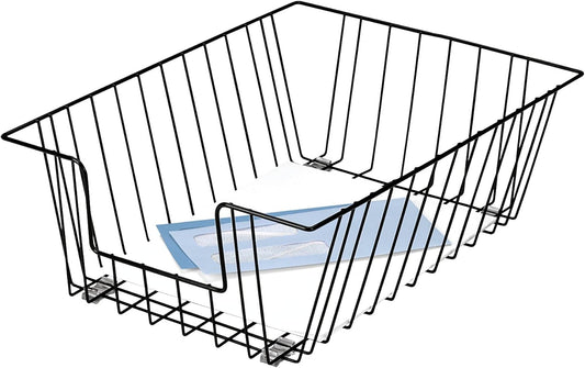 Workstation Legal Size Desk Tray Organizer, Wire, Black (65112)