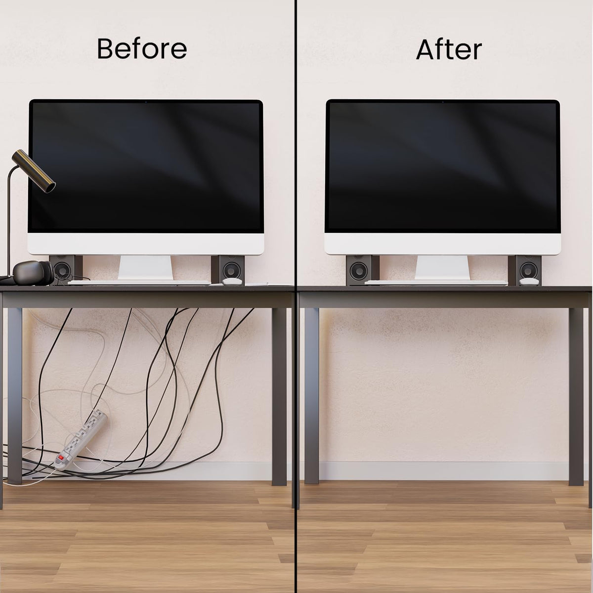Cable Management Under Desk Kit