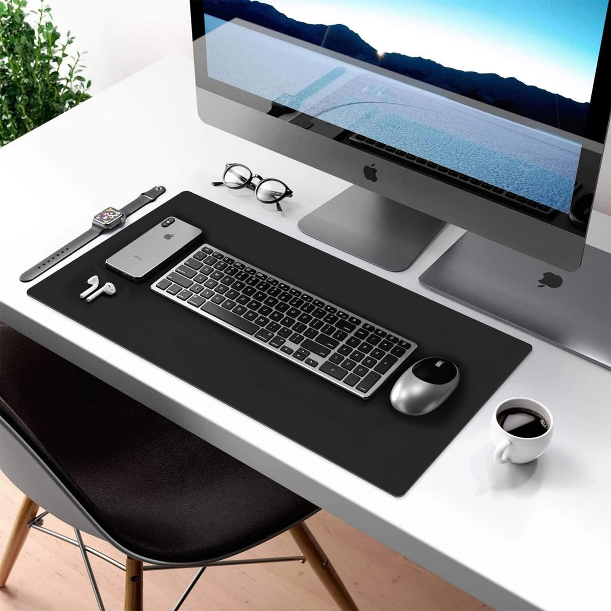 Double-Sided PU Leather Desk Pad