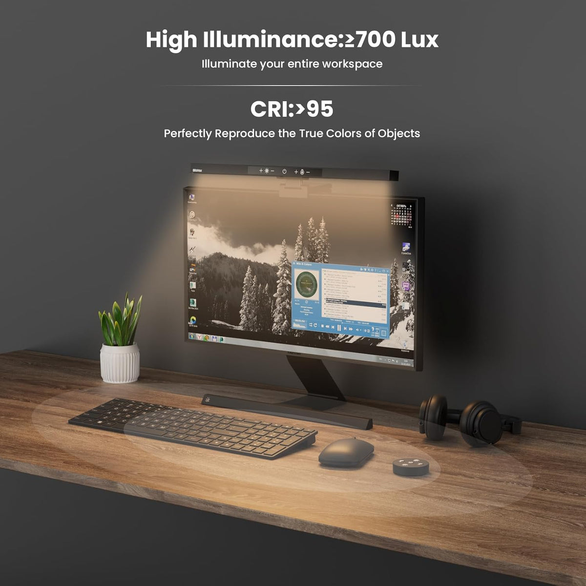 Monitor Light Bar with Remote Control