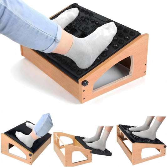 Ergonomic Foot Rest, 4 Adjustable Height Foot Stool