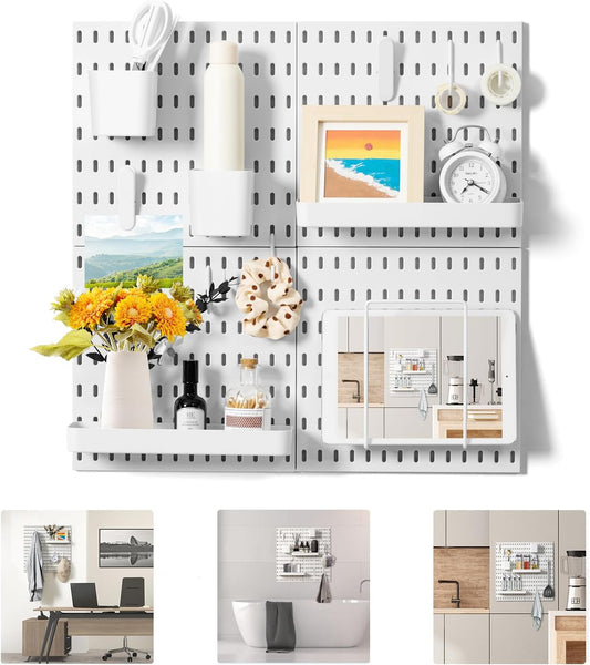 Pegboard Combination Wall Organizer Kit