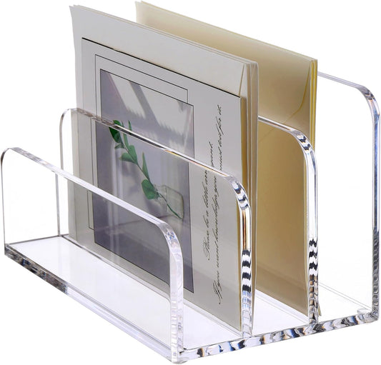 3 Compartments Mail Organizer Letter Holder