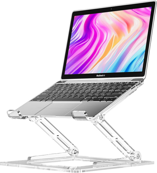 Laptop Stand , Portable Acrylic Laptop Riser
