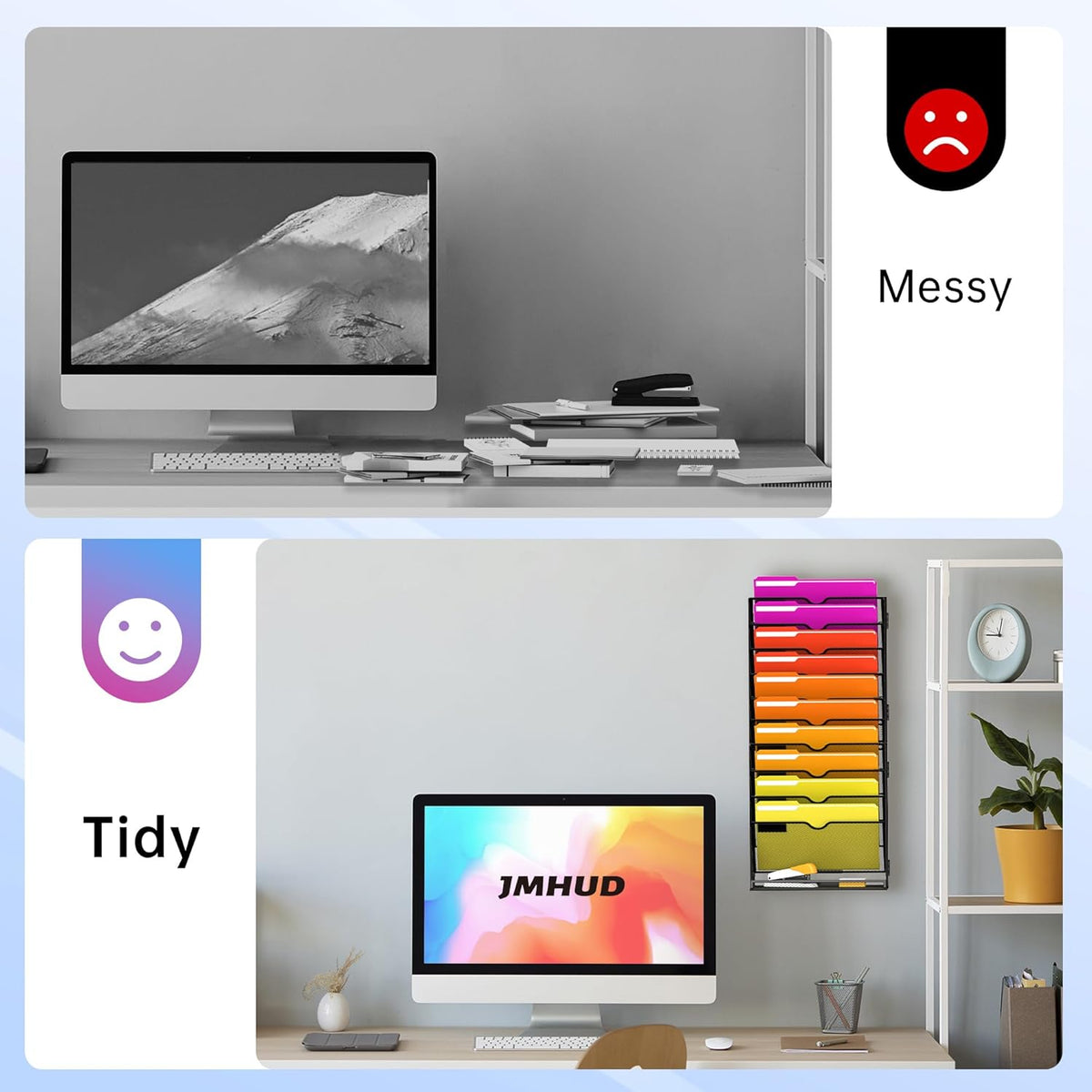 11-Tier Wall File Organizer