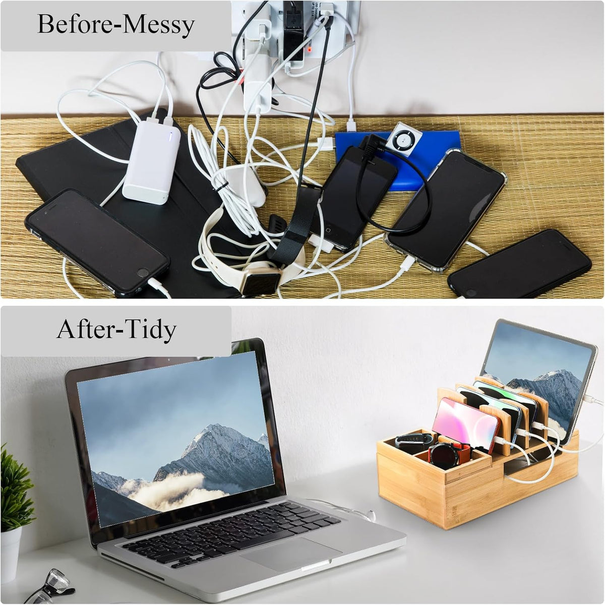 Bamboo Charging Station