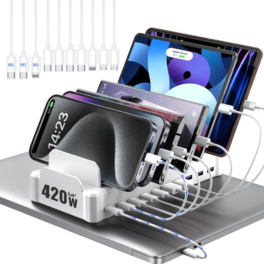 420W Charging Station, White