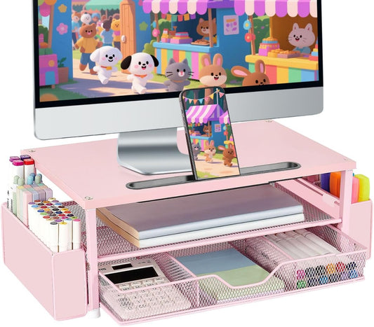 Pink Desk Organizers and Accessories
