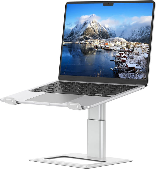 Adjustable Laptop Stand, Silver, 17.3 Inches