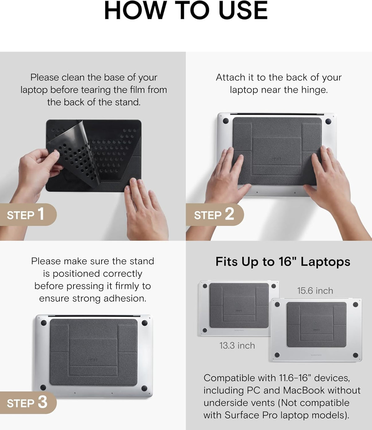 Laptop Stand, Black