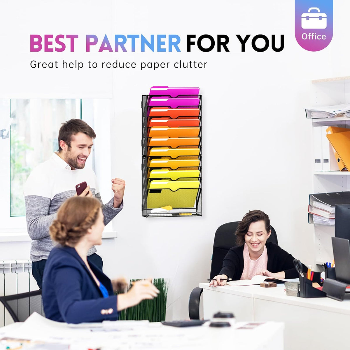 11-Tier Wall File Organizer