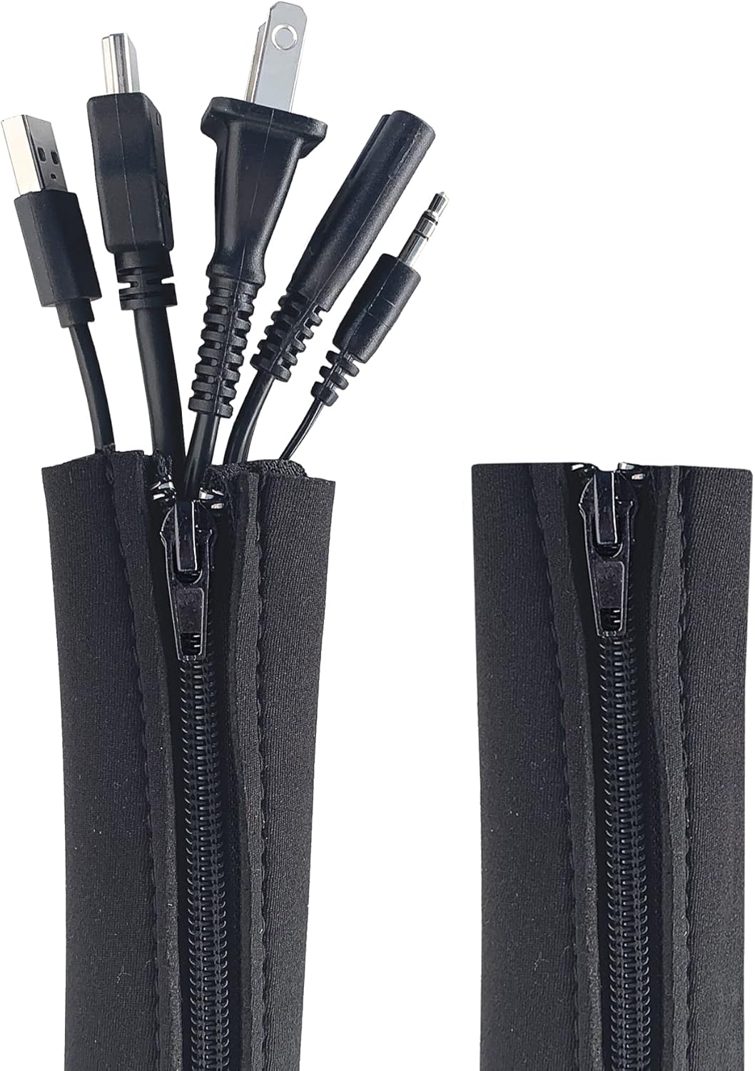 Zipper Cable Sleeve by Wrap-It Storage, 36 x 4