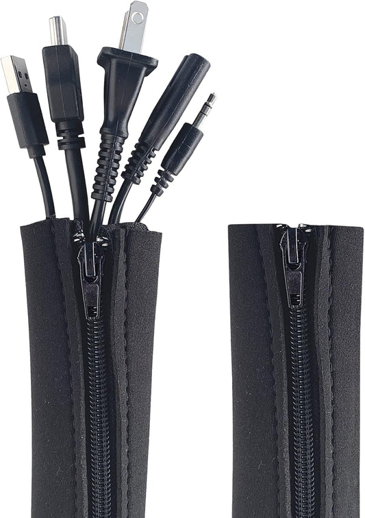 Zipper Cable Sleeve by Wrap-It Storage, 36 x 4