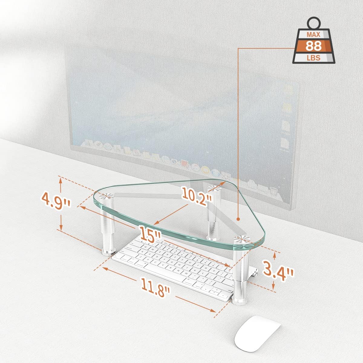 Computer Monitor Riser