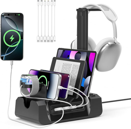 Charging Station with 6 Charging Cables