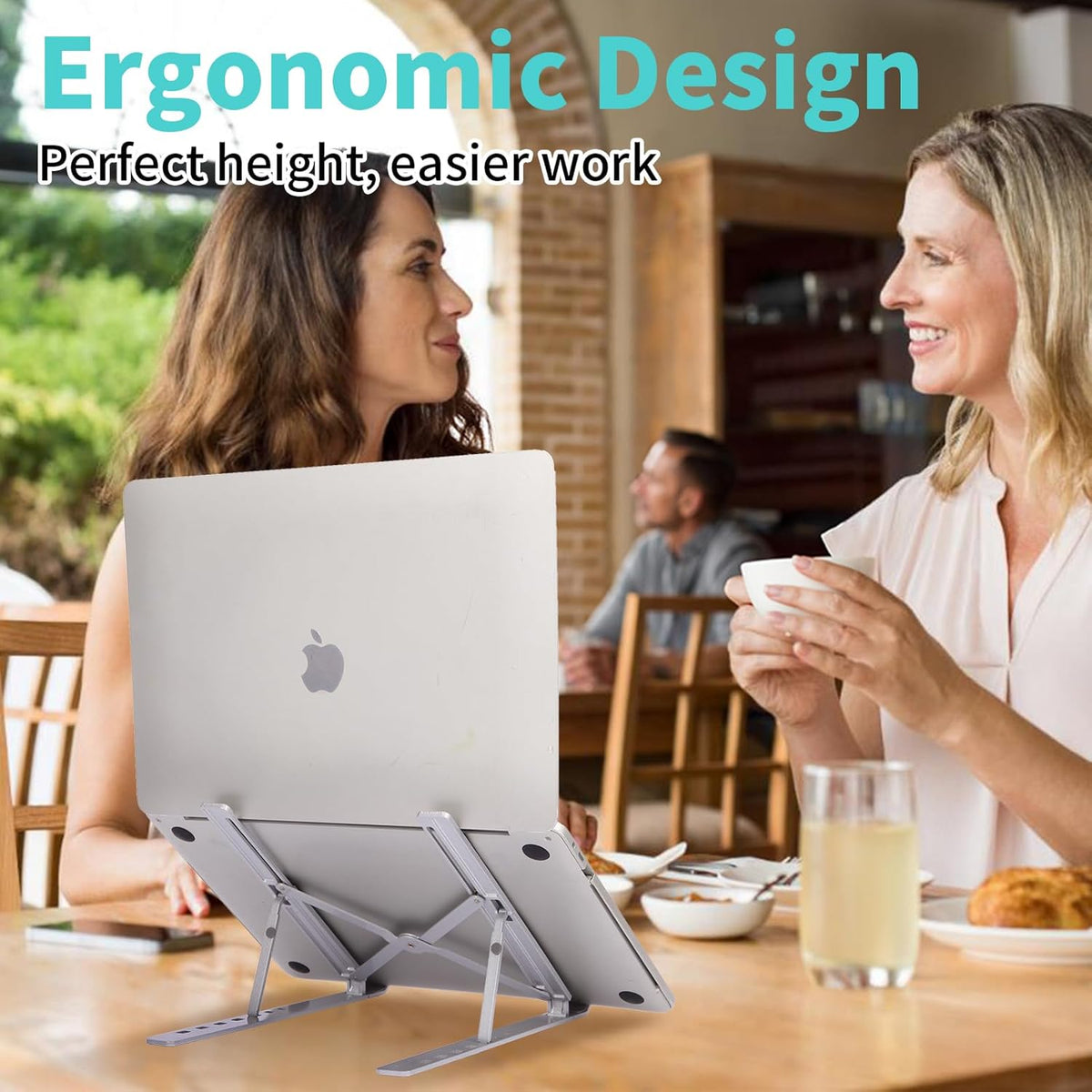 Laptop Stand , Aluminum Metal MacBook Stand