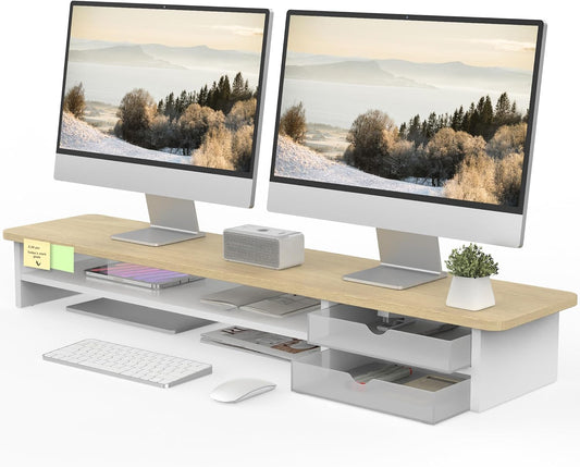 Monitor Stand, Dual Monitor Riser, 2 Tier