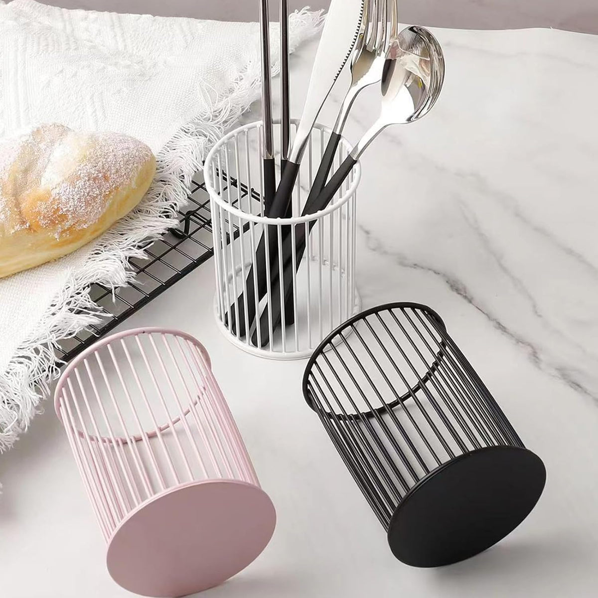 Metal Pen Holder Cup