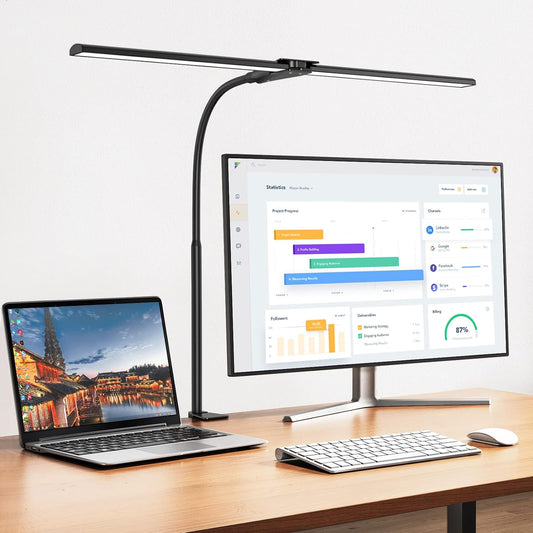 LED Desk lamp, Double Head Architect Desk Lamps