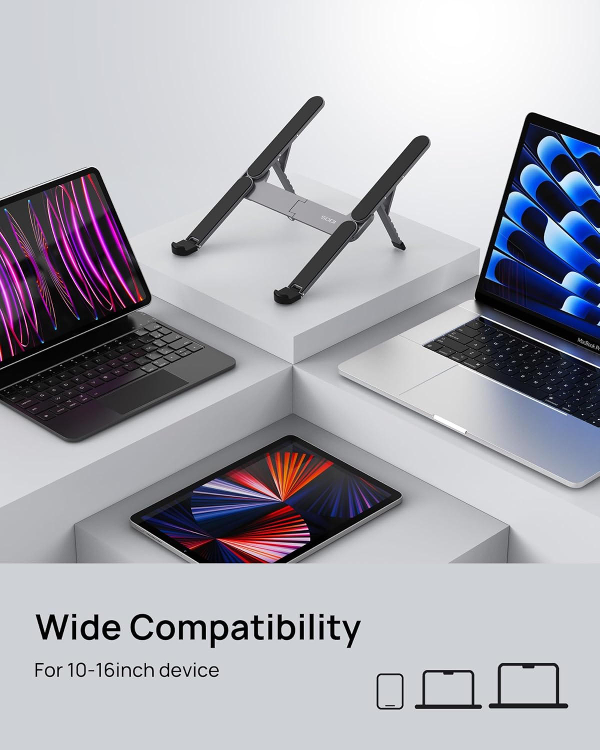 [Ultra Compact] Foldable & Portable Laptop Stand