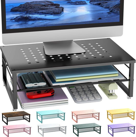 Desk Organizers and Accessories, 2-Tier, Black
