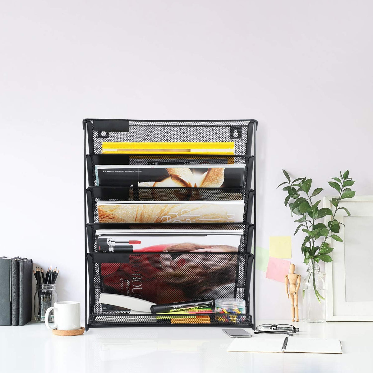 Wall File Organizer, 2 Pack
