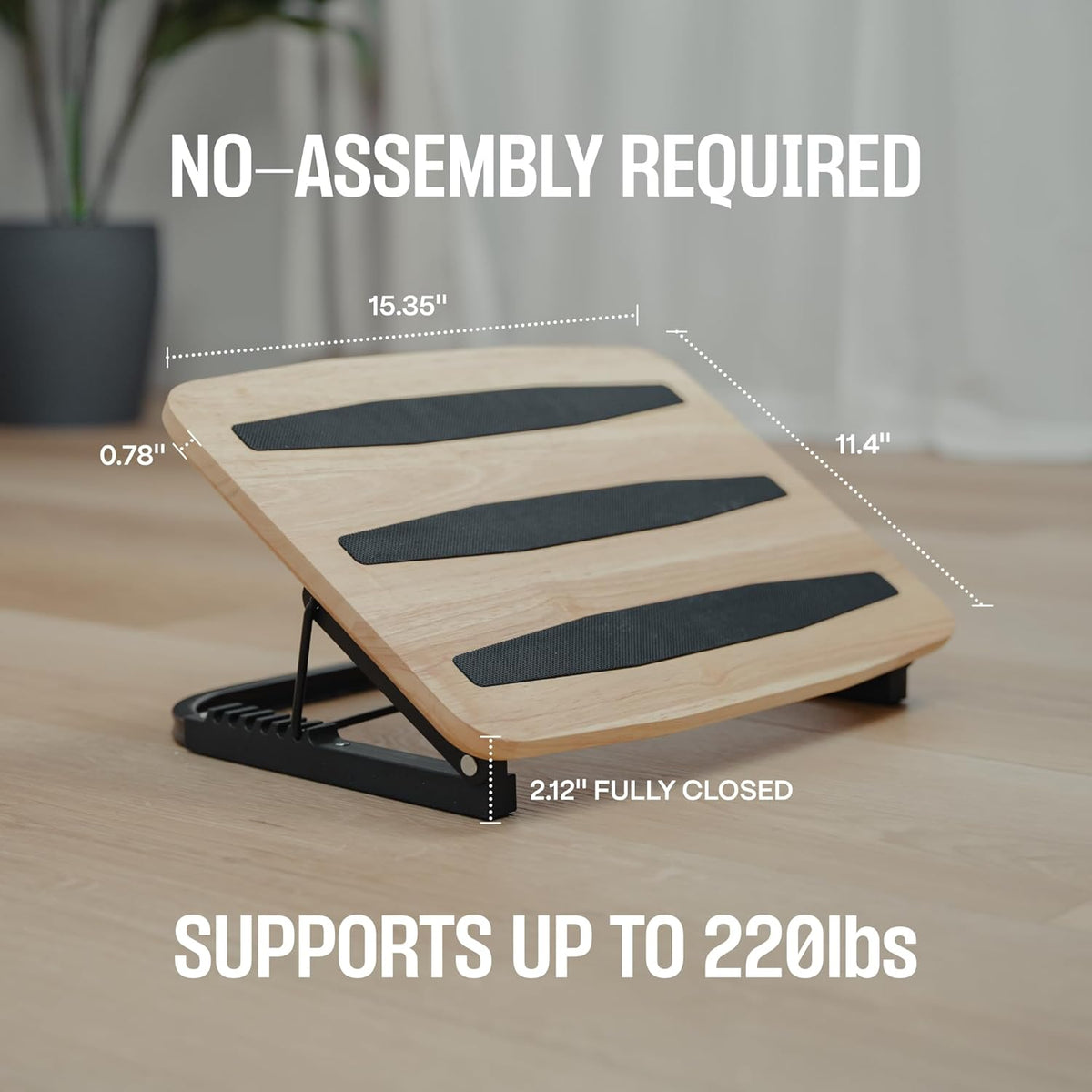 Adjustable Under Desk Foot Stool