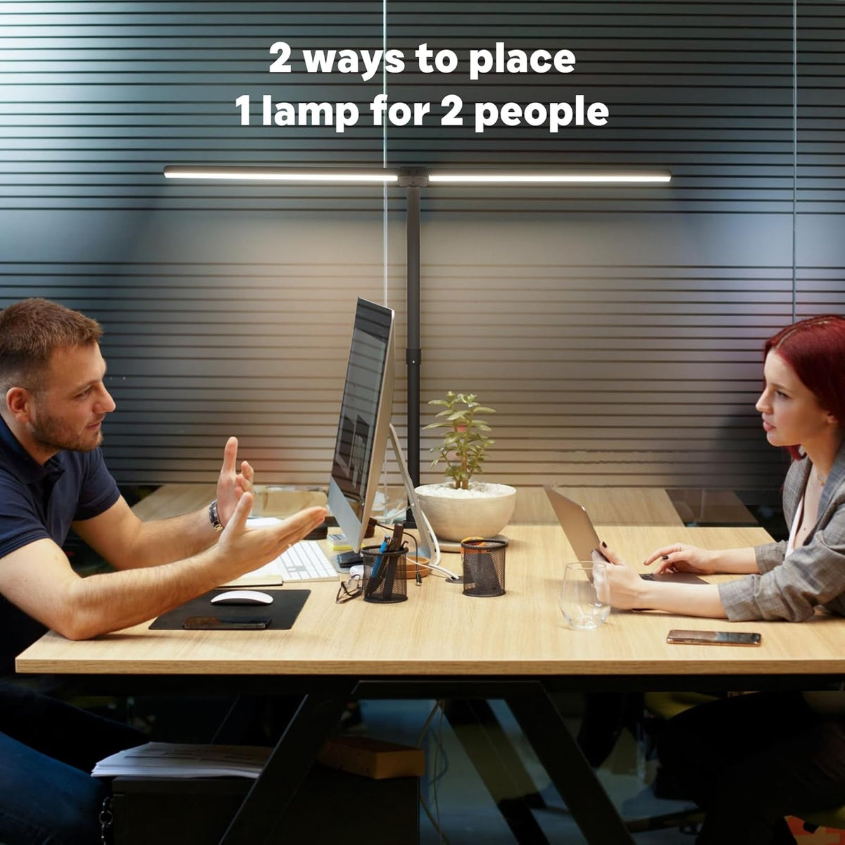 LED Desk Lamp, Black