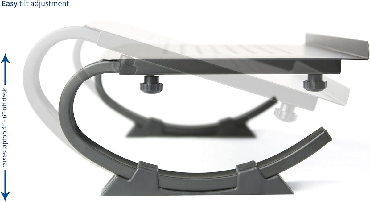 Black Fully Adjustable Curved Laptop