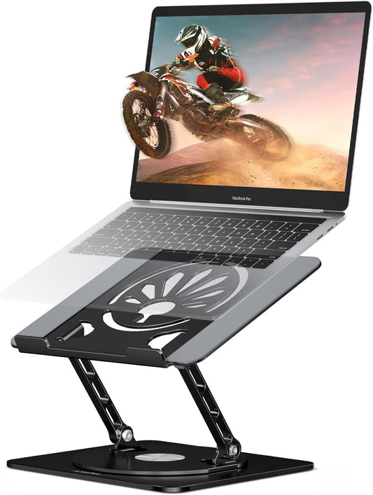 Adjustable Laptop Stand -360° Rotating Base Aluminum Laptop