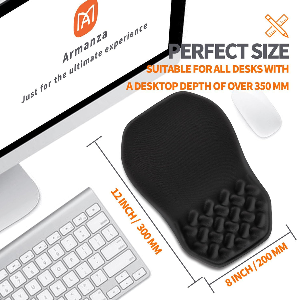 Ergonomic Slope Mouse Pad Wrist Support