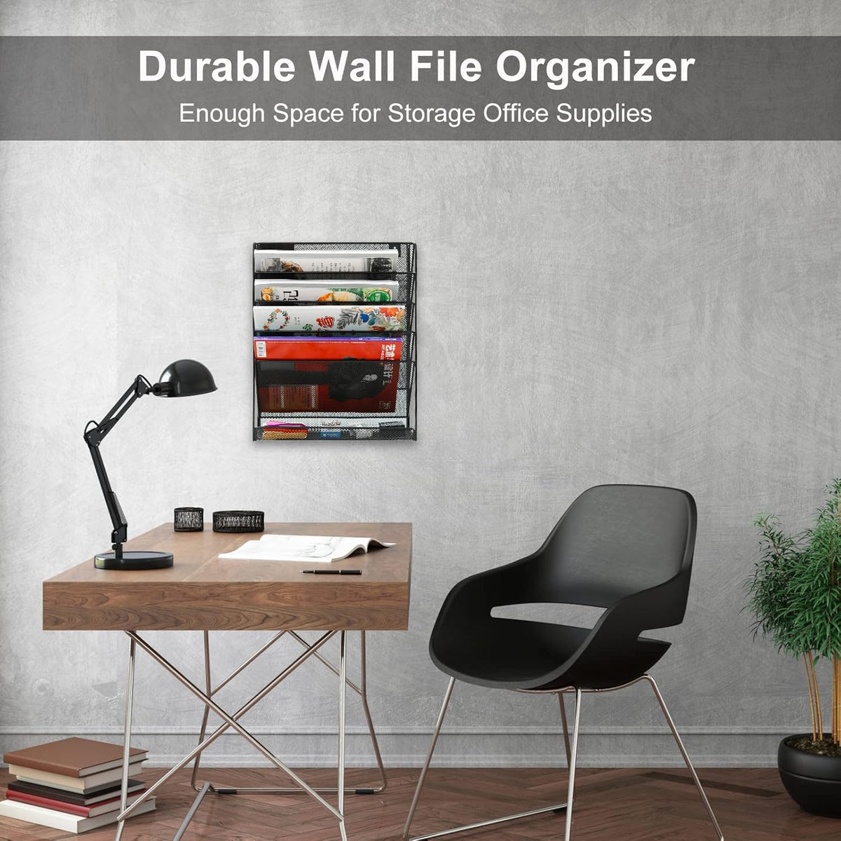5 Tier Wall File Holder