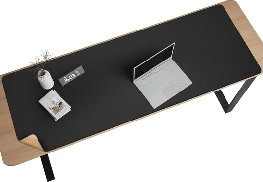 55” x 20” Cork & PU Leather Desk Mat