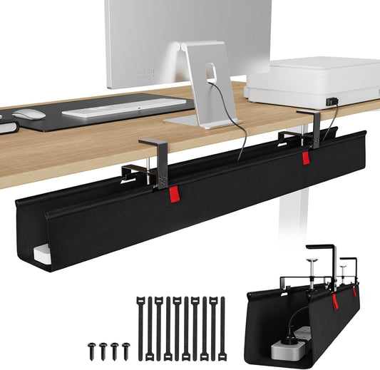 Extra Large 48" Under Desk Cable Management Tray