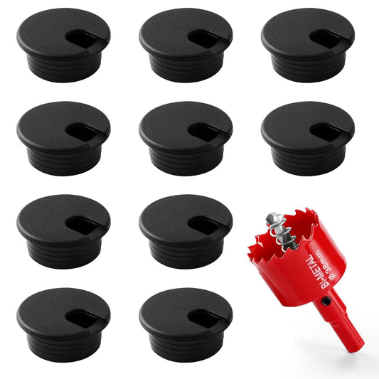 Desk Grommet 1.5 Inch, 38 mm) 10 Pieces