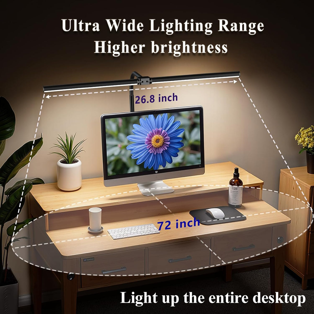 LED Desk Lamp, Blue