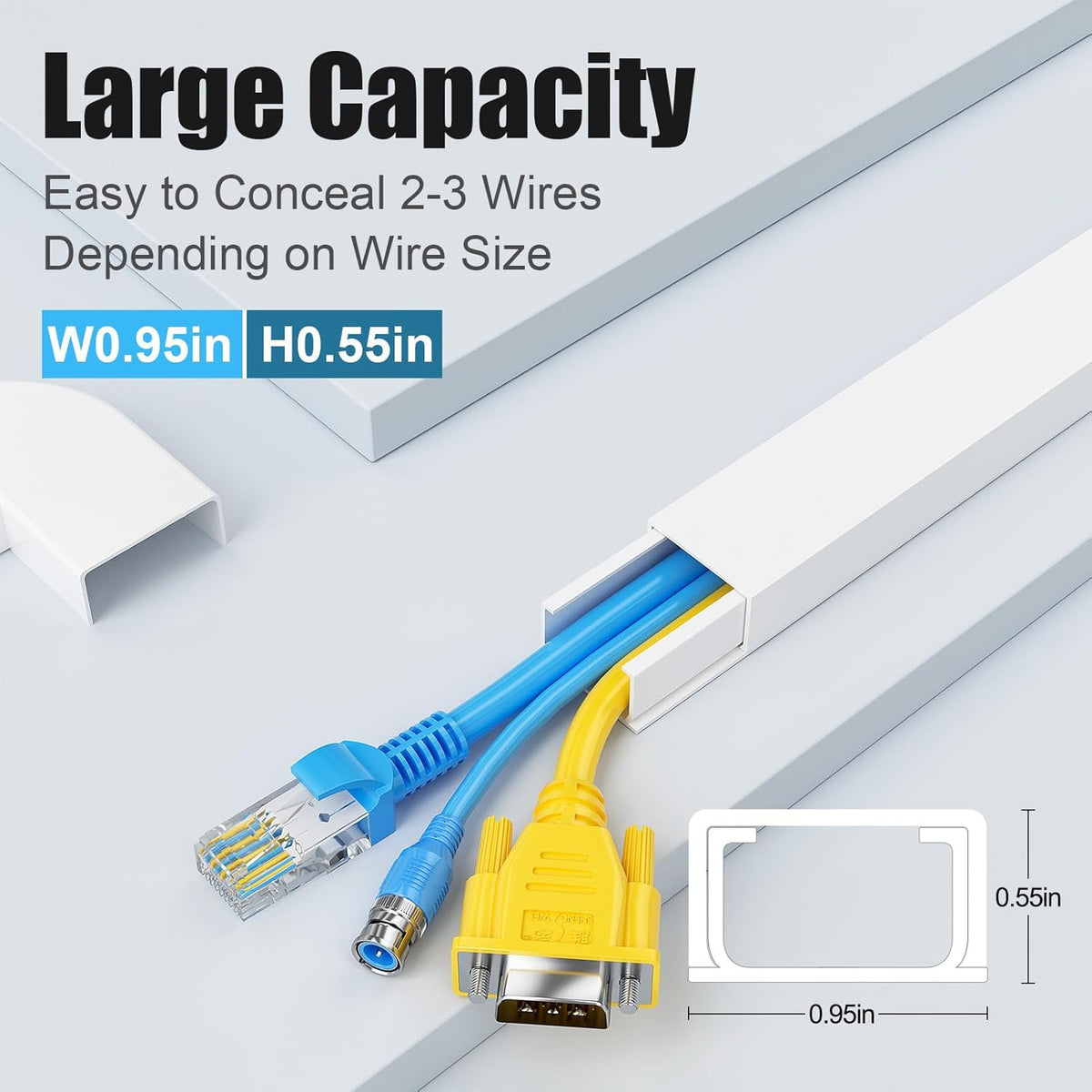 Cord Hider, 113in Medium Cord Covers