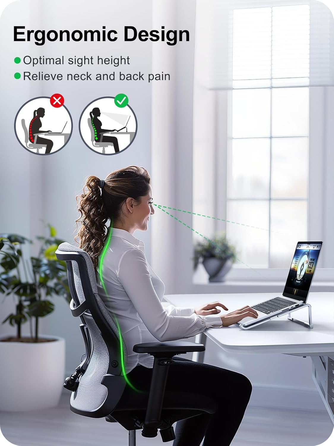 Laptop Stand , Aluminum Computer Stand