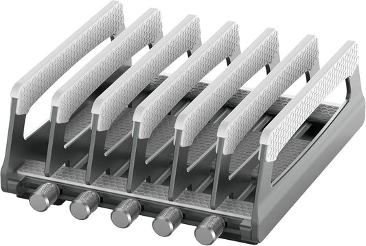 6-Slot Vertical Laptop Stand & Holder
