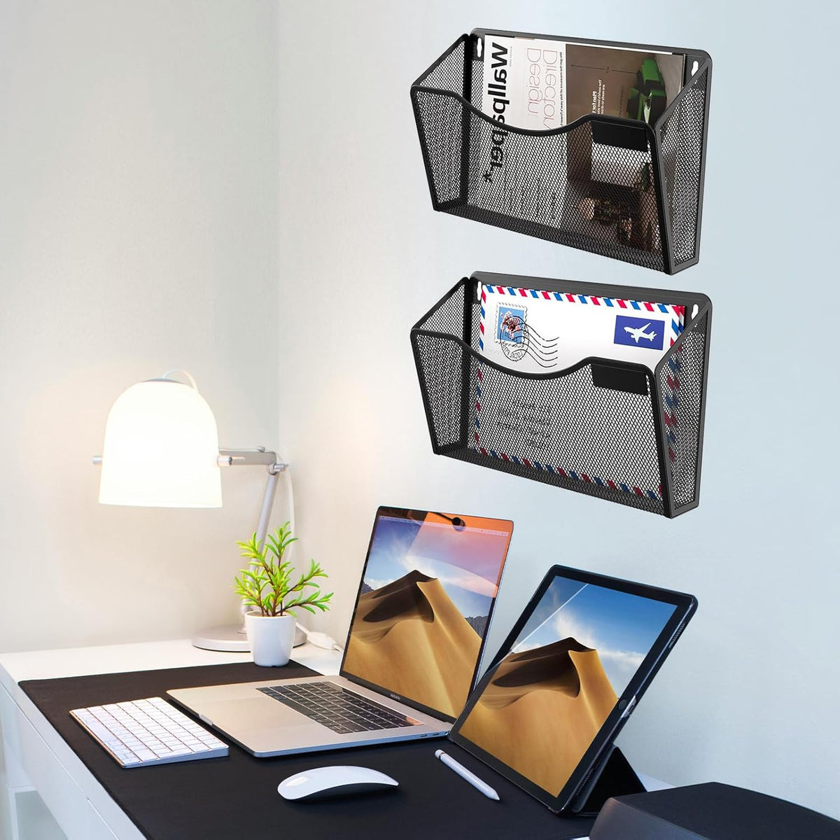 Wall File Organizer, 3 Pack, Mesh