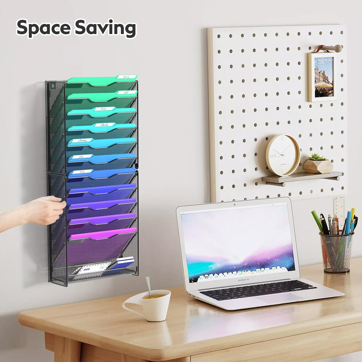 12 Tier Wall File Organizer