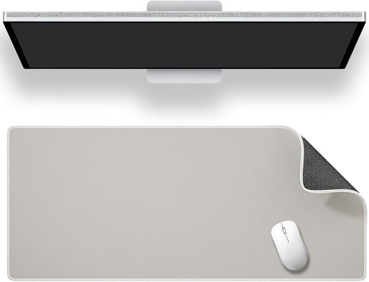 Beige Waterproof Desk Mat