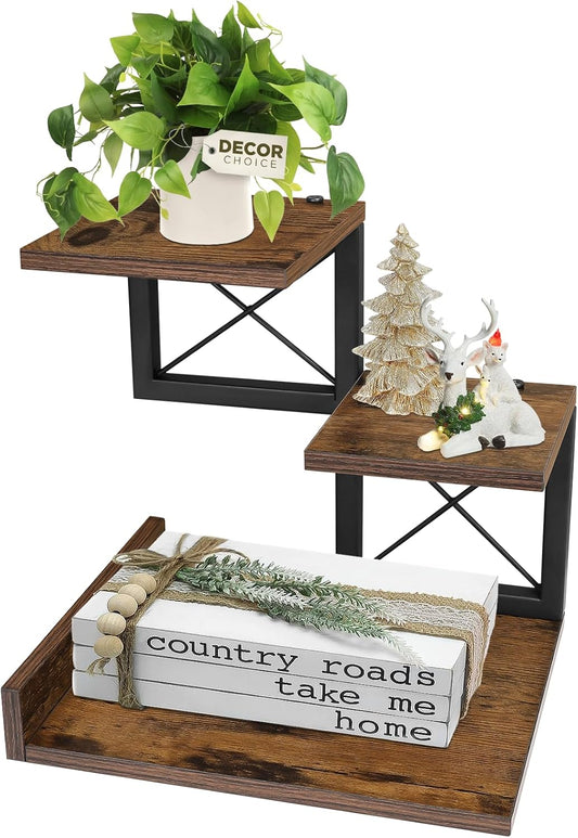 Desk Shelf Organizer, Wood Desktop Organizer Small Bookshelf