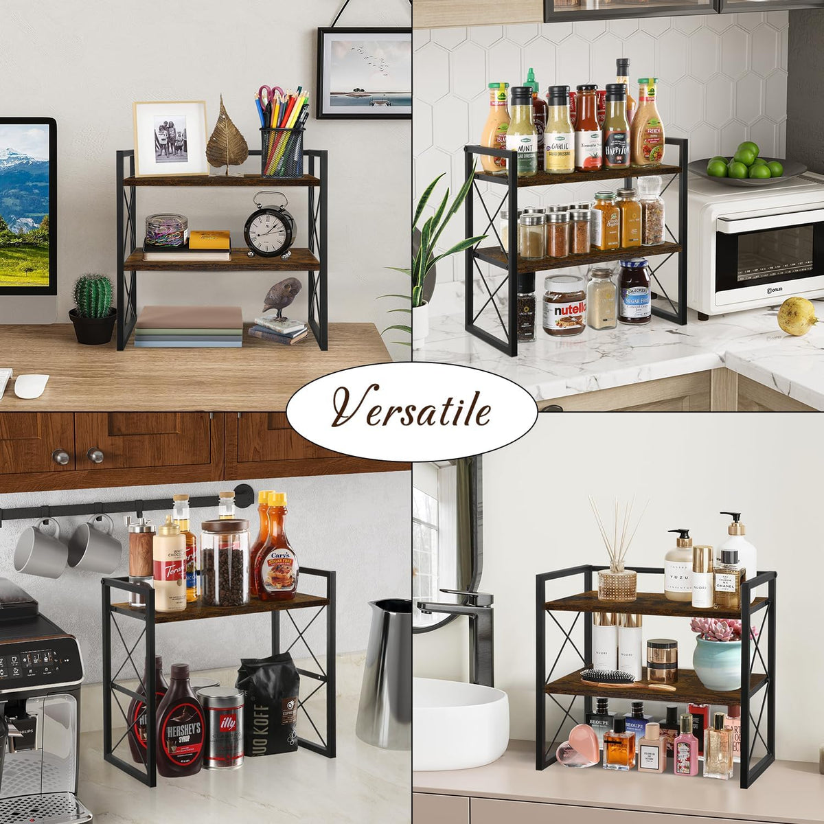 Desktop Shelf Organizer, 2 Tier