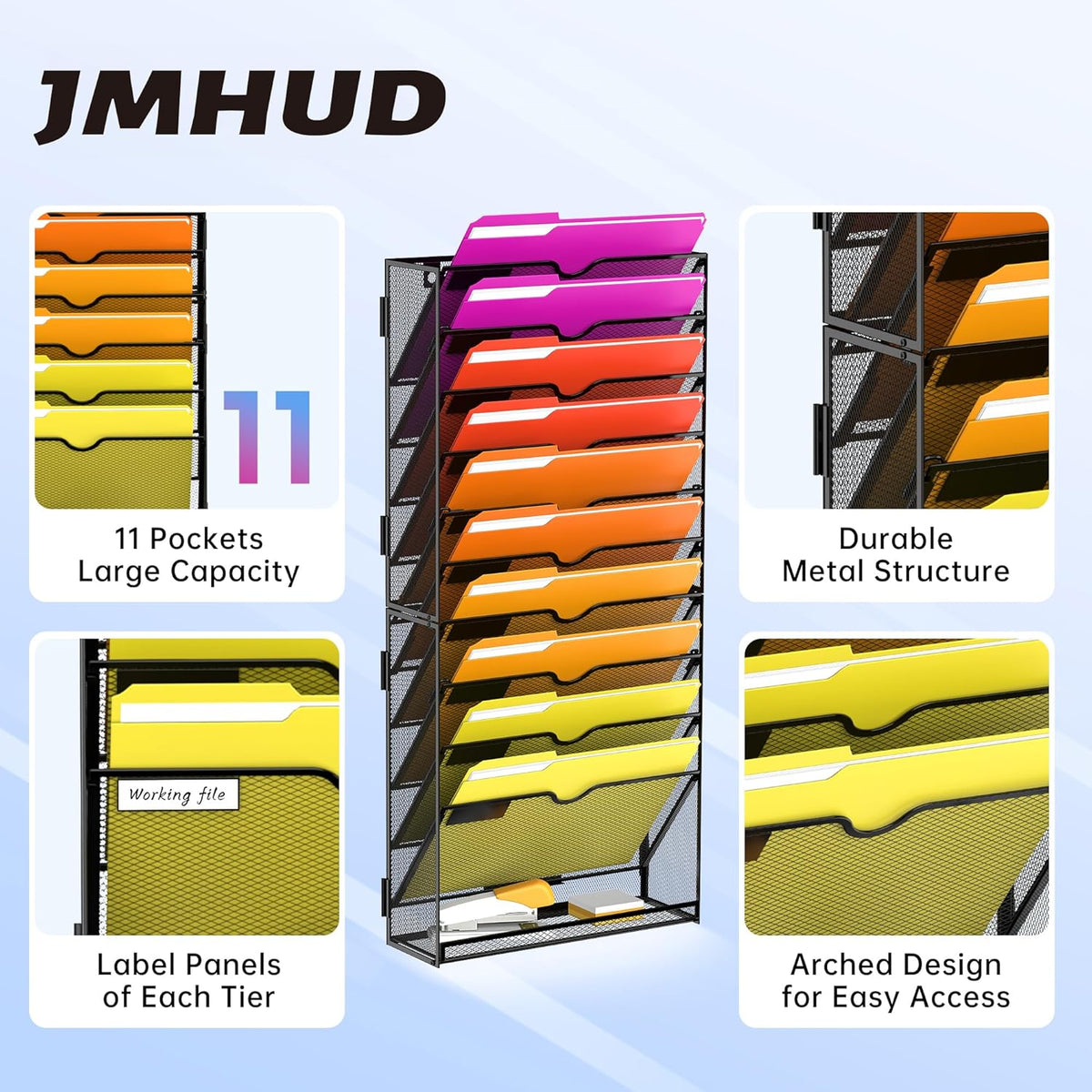11-Tier Wall File Organizer