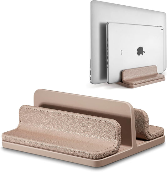 Leather Vertical Laptop Stand