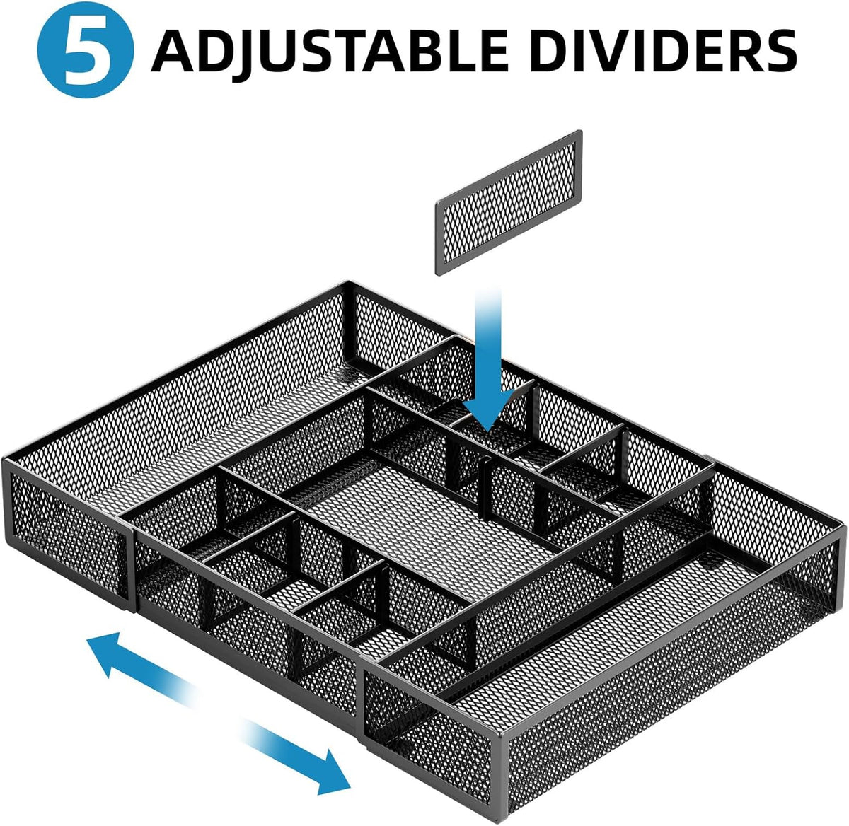 Expandable Desk Drawer Organizer