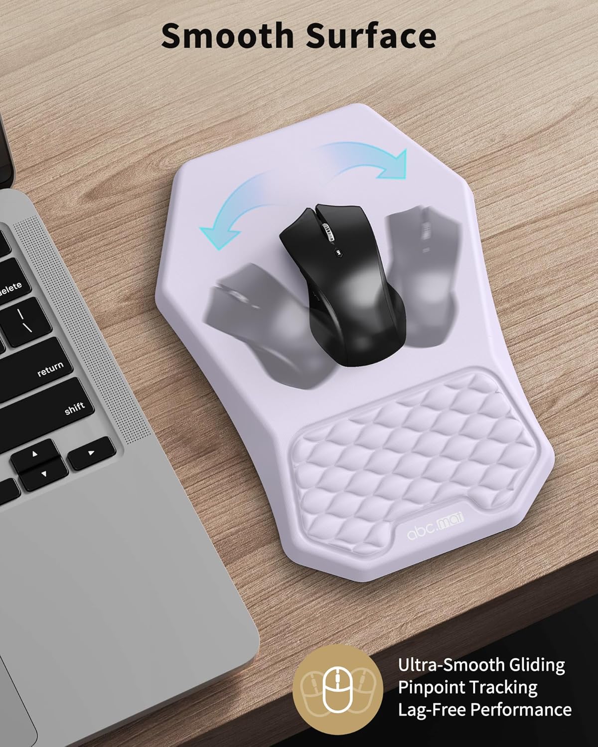 Ergonomic Mouse Pad and Keyboard Wrist Rest Support Set