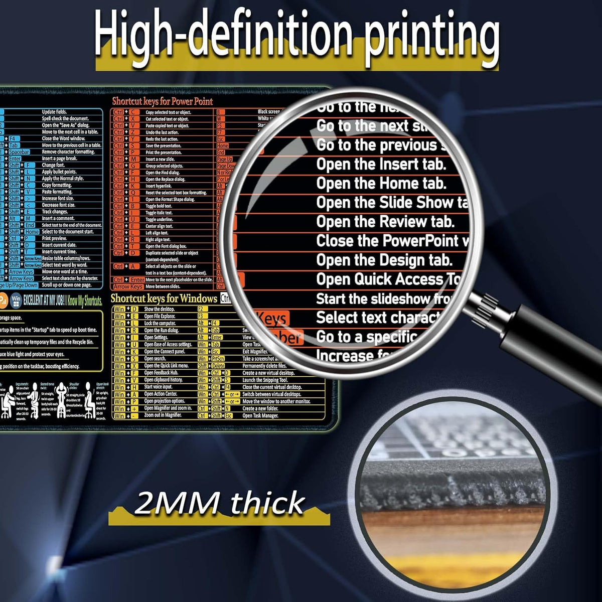 Excel/Word/Power Point/Windows Mouse pad
