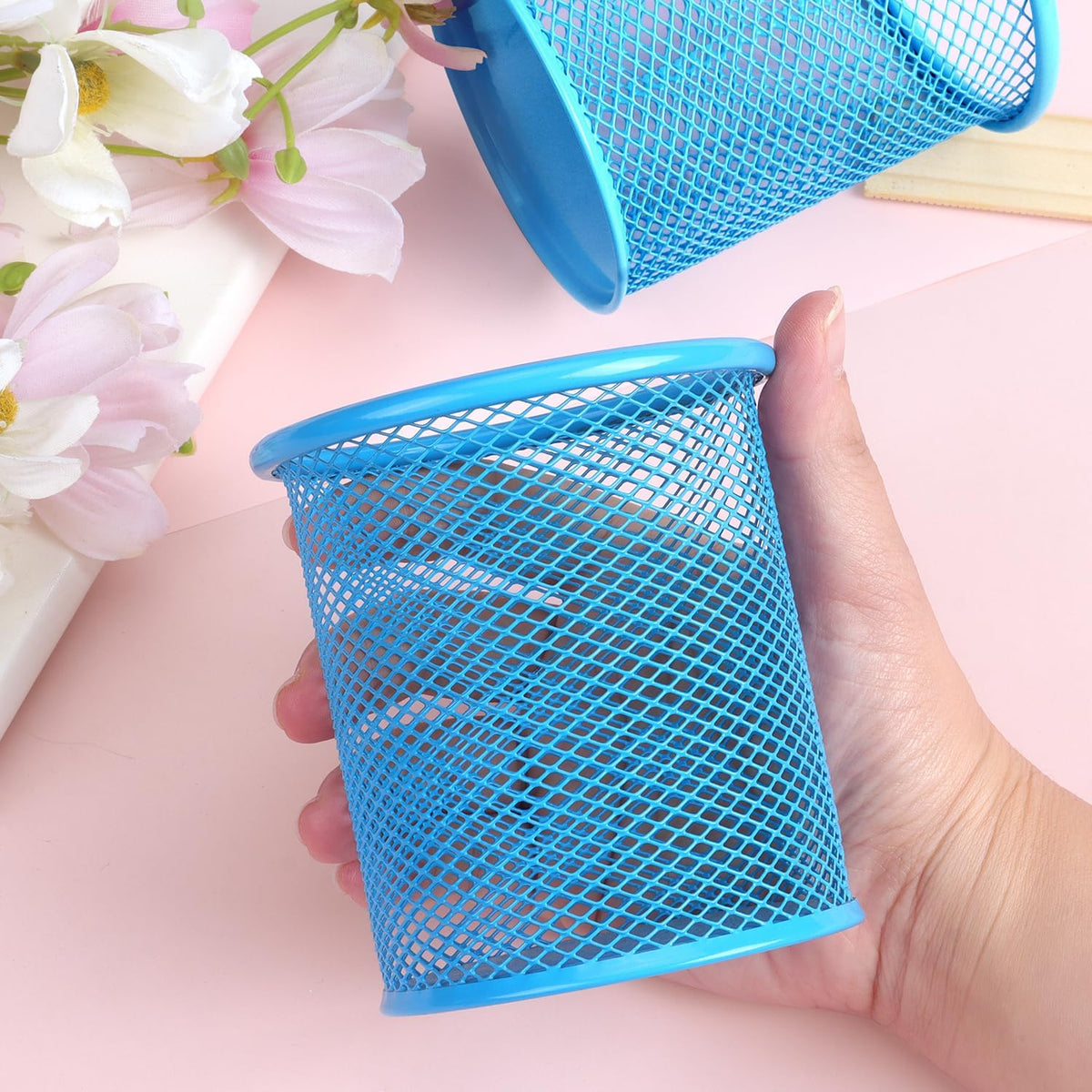 Pen Holder Cup, Blue